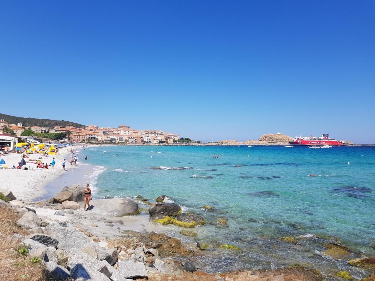 Perla Rossa Hotell LʼÎle-Rousse Exteriör bild